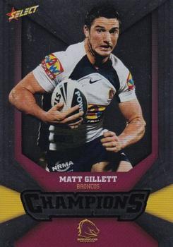 2011 NRL Champions - Silver Parallel #SP13 Matt Gillett Front